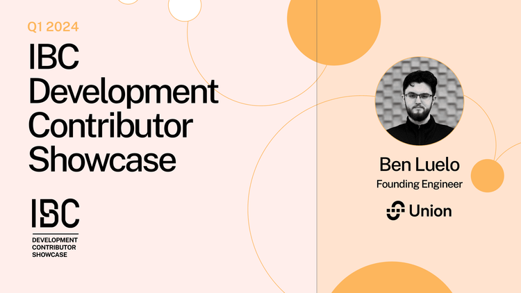 Cover for Q1 Contributor Showcase: Ben Luelo of Union Labs